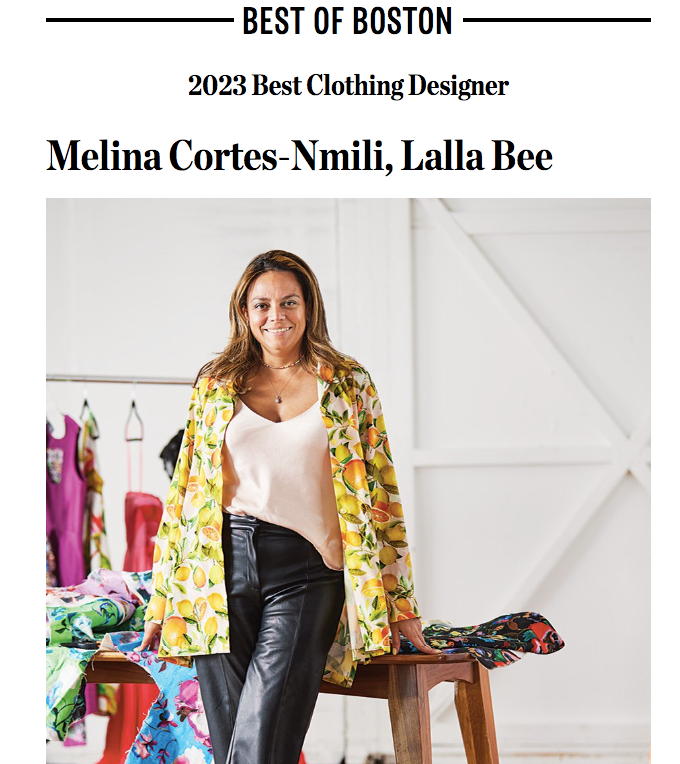 Melina Cortes-Nmili Named Boston Best Designer by Boston Magazine