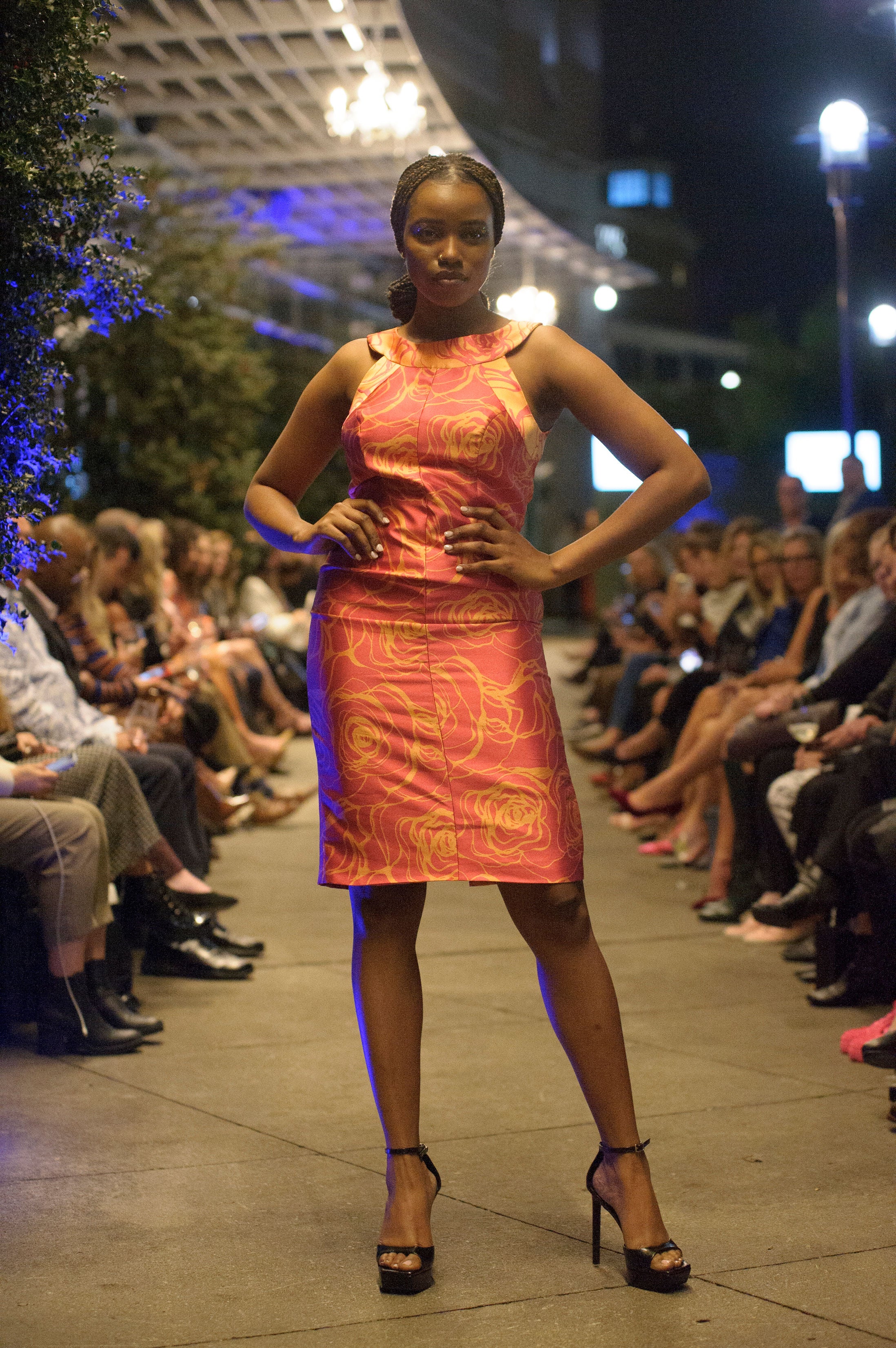 Marcia gown from Lalla Bee’s 2023 Collection — sleek couture evening dress designed for elegance and high-profile occasions.