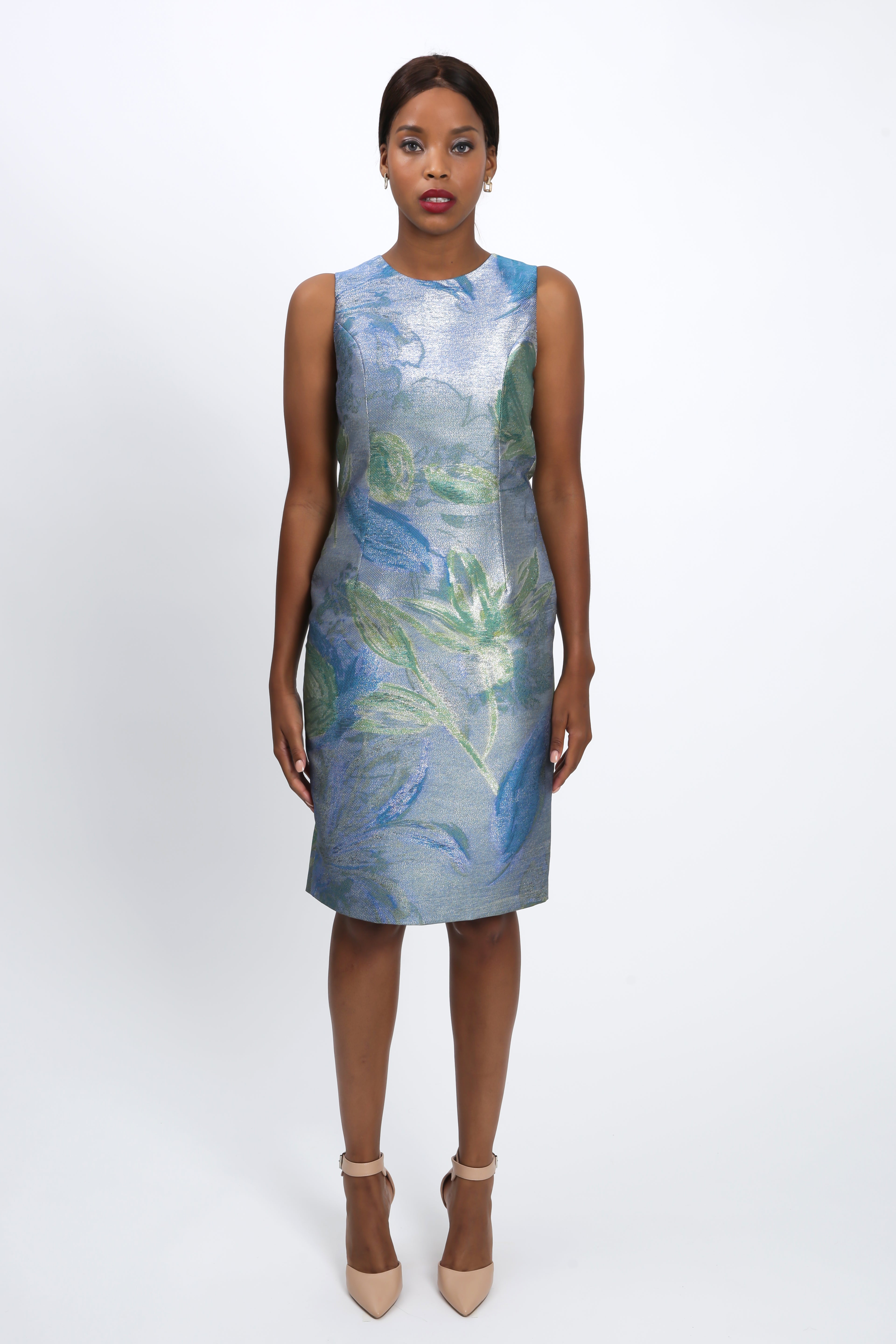 Selvva Metallic gown from Lalla Bee’s 2020 Collection — shimmering metallic couture gown, perfect for statement-making entrances.