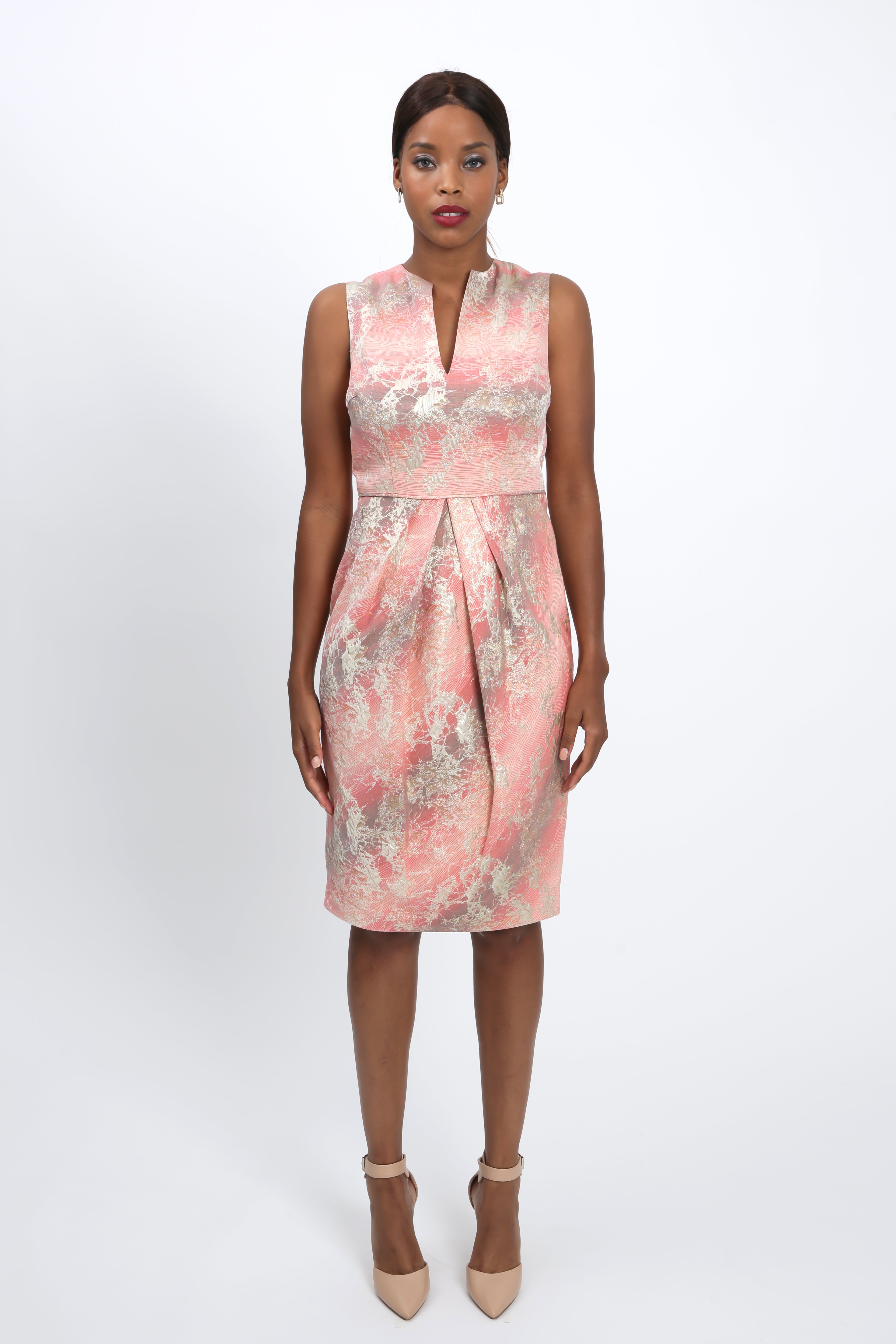 Serena gown from Lalla Bee’s 2020 Collection — timeless couture evening dress with a graceful silhouette for upscale celebrations.