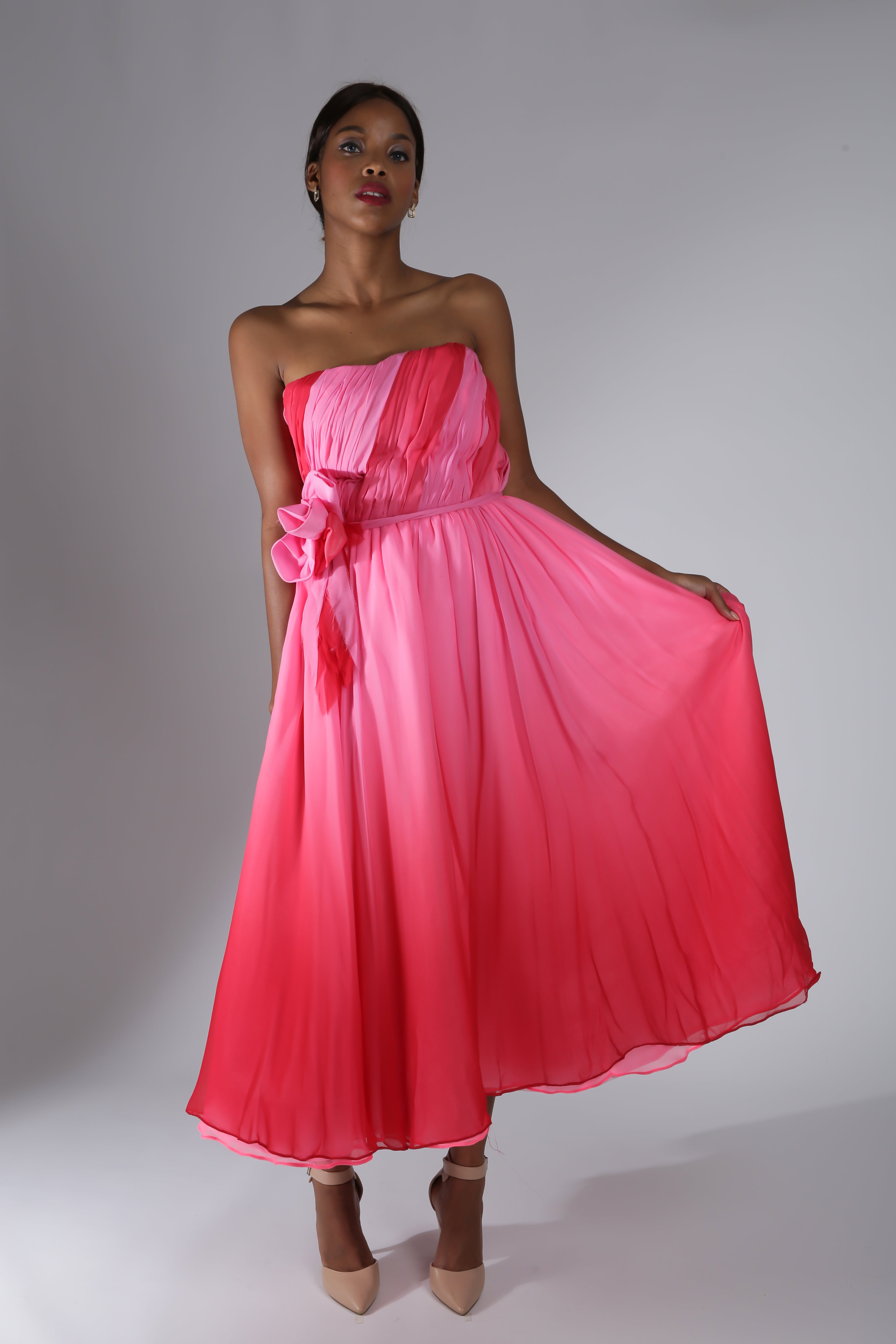 Campesina gown from Lalla Bee’s 2020 Collection — artisan-inspired couture gown with bold elegance for exclusive events.