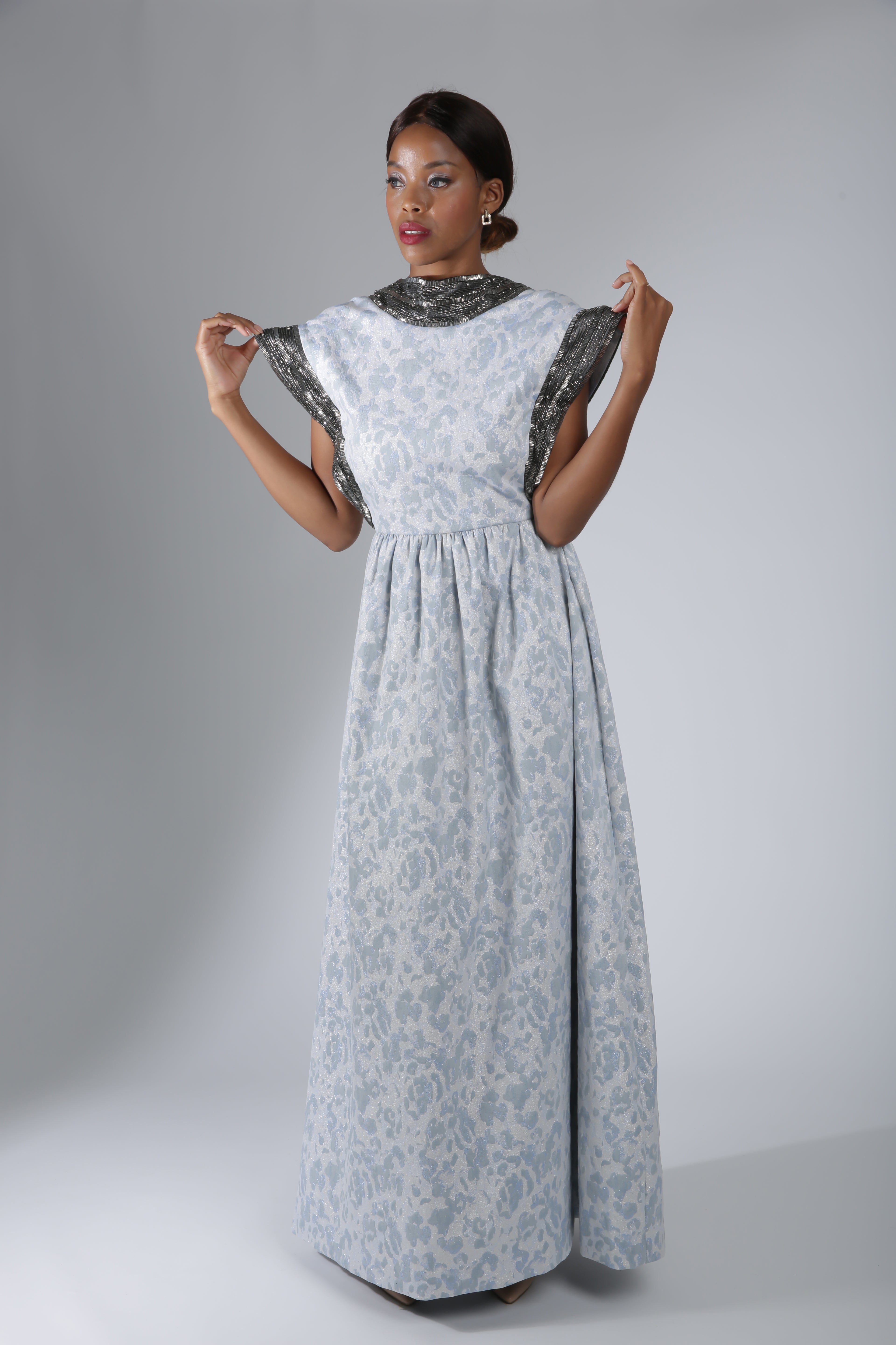 Crystal gown from Lalla Bee’s 2020 Collection — sparkling couture evening dress with refined detailing for luxury occasions.