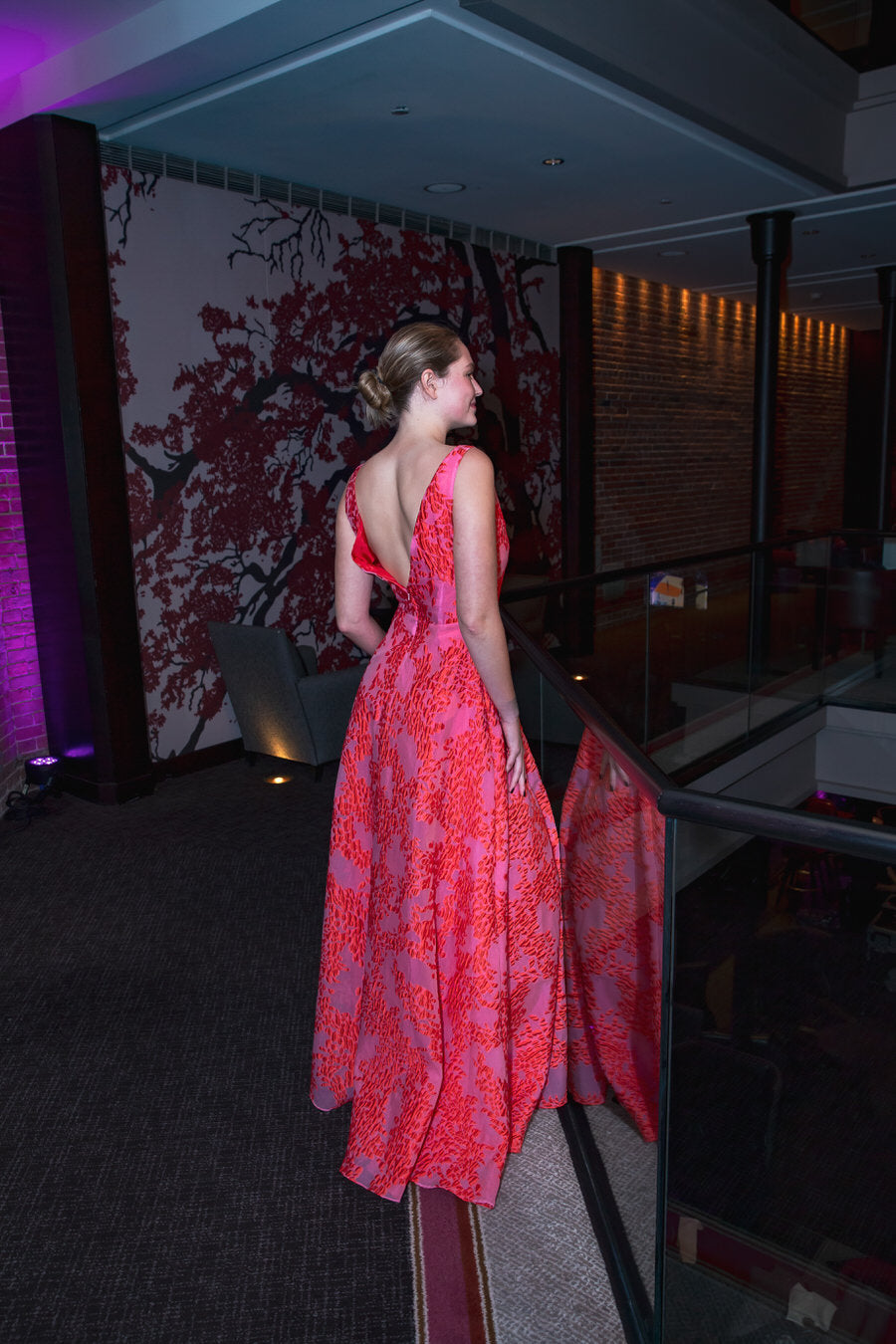 Fantasia gown from Lalla Bee’s 2022 Liberty Hotel Collection — whimsical couture evening dress blending elegance with artistic flair.
