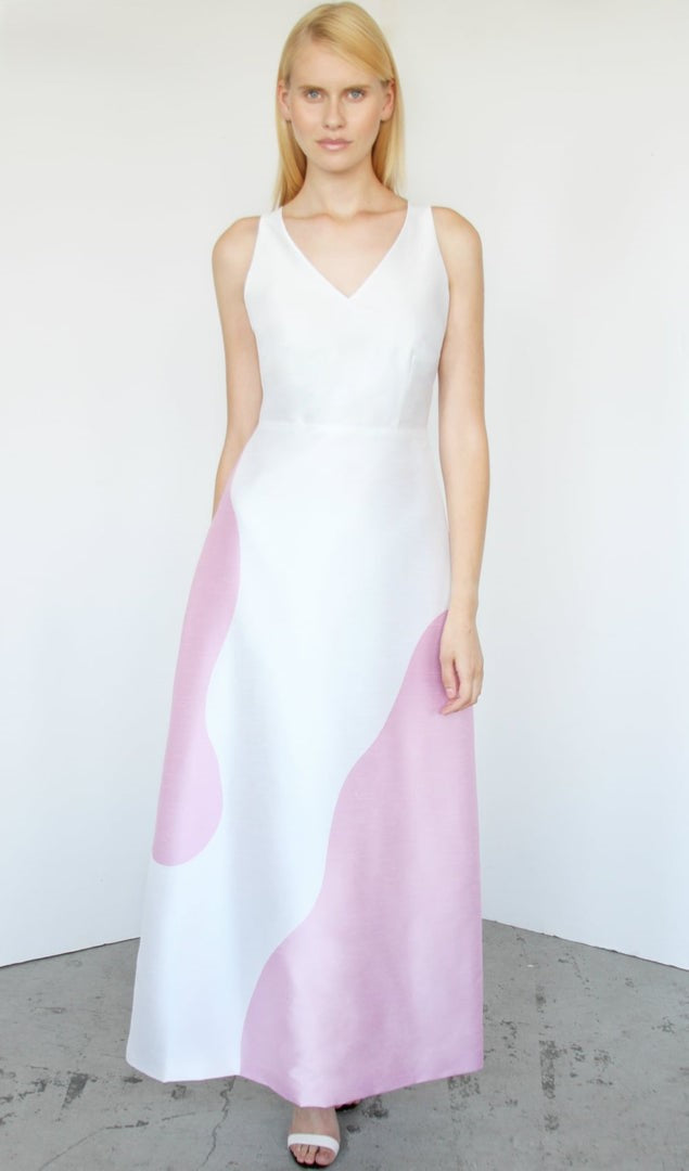 Llanos gown from Lalla Bee’s Spring 2016 Collection — sleek couture gown with timeless appeal for special events.