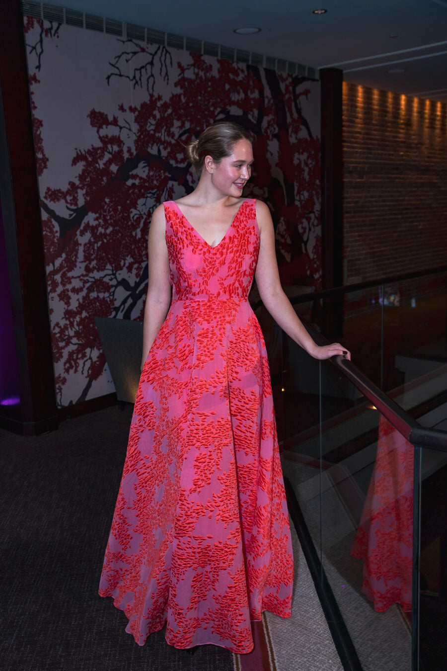 Fantasia gown from Lalla Bee’s 2022 Liberty Hotel Collection — whimsical couture evening dress blending elegance with artistic flair.