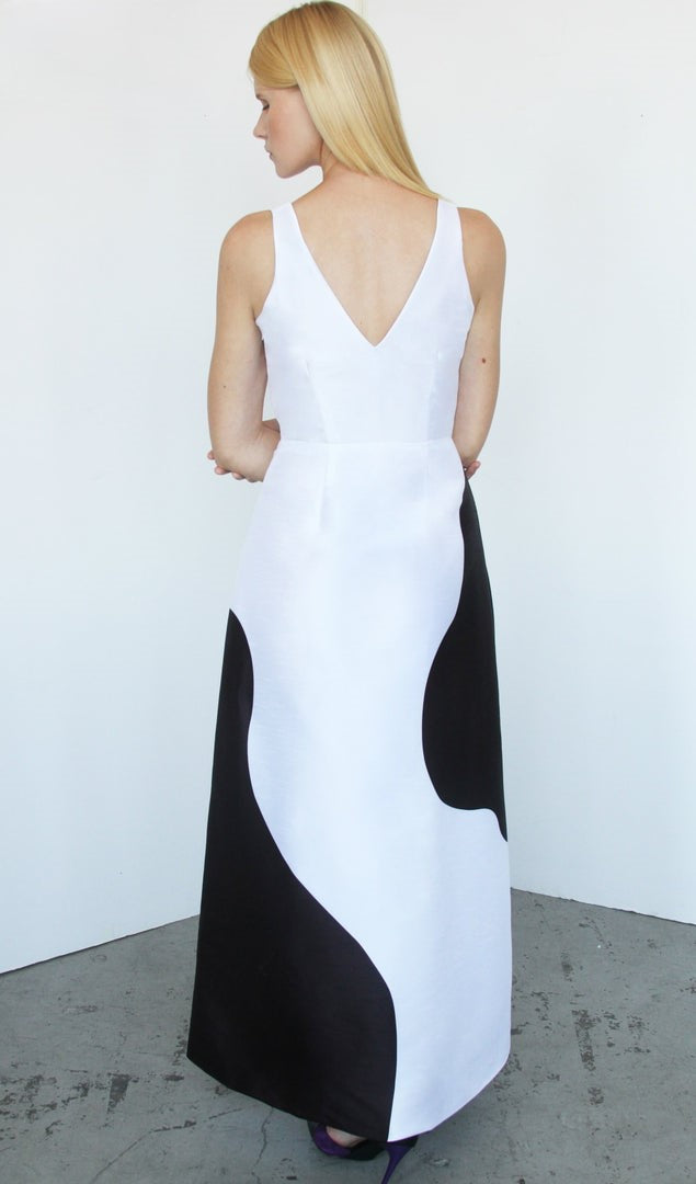 Llanos gown from Lalla Bee’s Spring 2016 Collection — sleek couture gown with timeless appeal for special events.