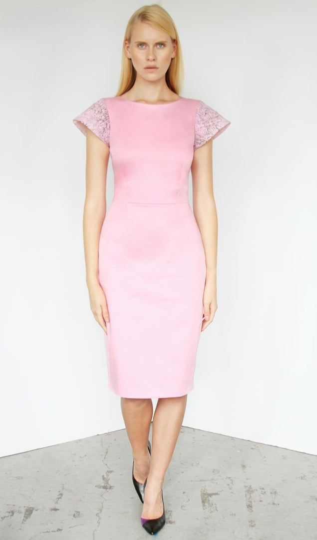 Lucia gown from Lalla Bee’s Spring 2016 Collection — romantic couture gown with flowing silhouette for formal occasions.