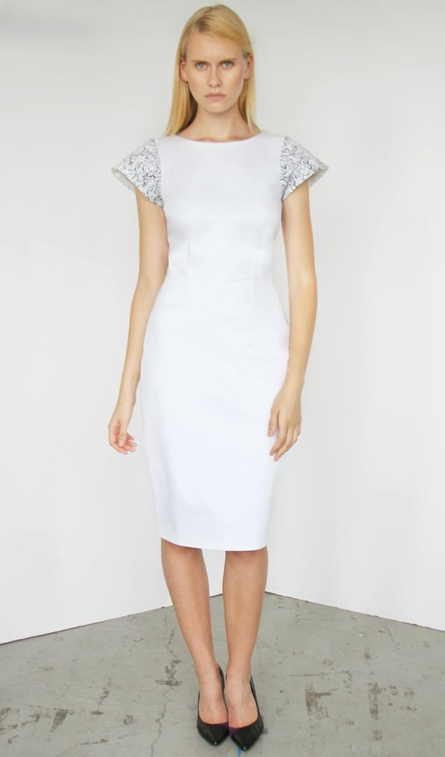 Lucia gown from Lalla Bee’s Spring 2016 Collection — romantic couture gown with flowing silhouette for formal occasions.